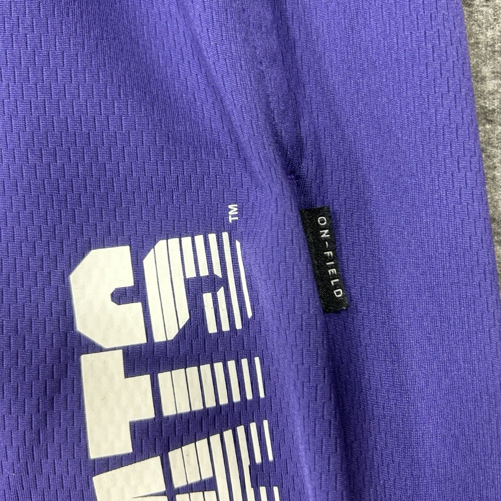 Nike kansas state wildcats Shorts Men's 2XL Purple On Field Dri-Fit Team issue - Picture 4 of 16